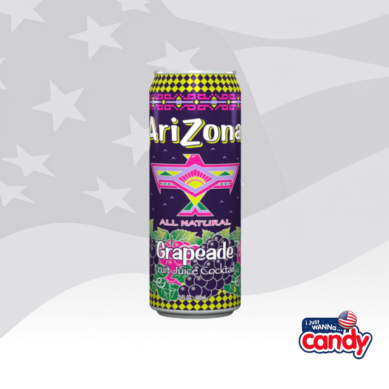 AriZona Grapeade Fruit Juice Cocktail 22fl.oz (650ml)