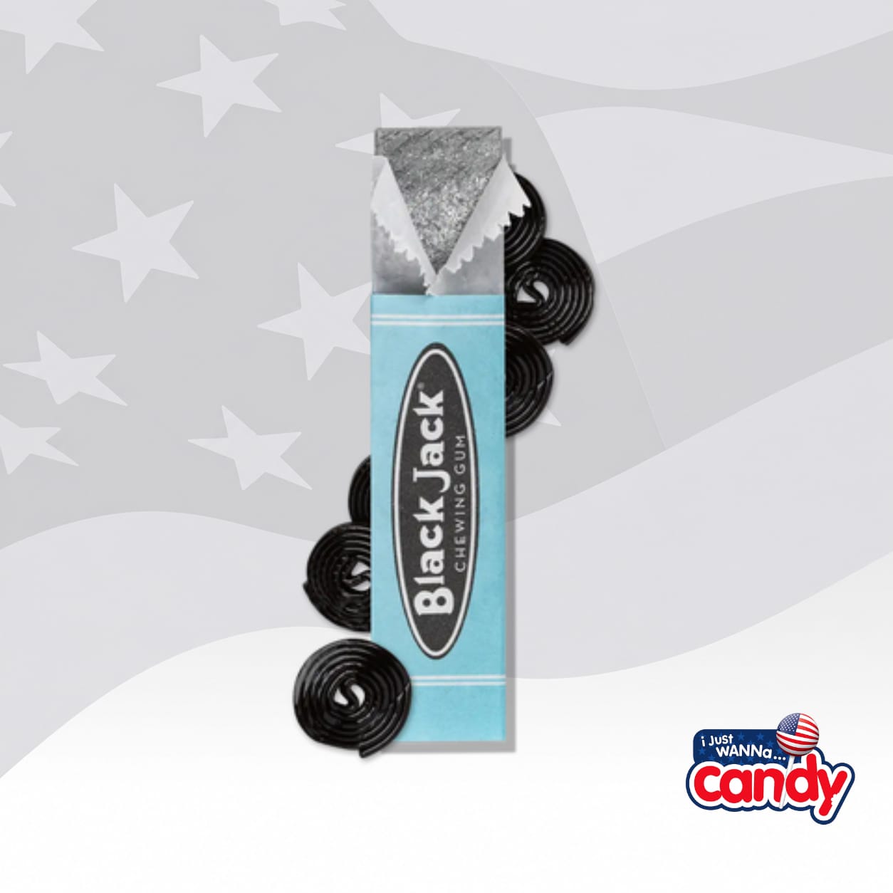 Black Jack Chewing Gum 5 Pieces