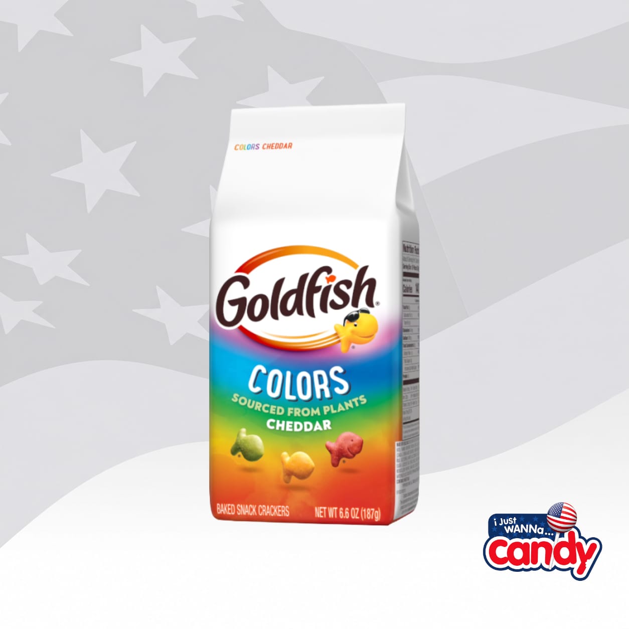 Goldfish Crackers Cheddar Colors 6.6oz (187g)