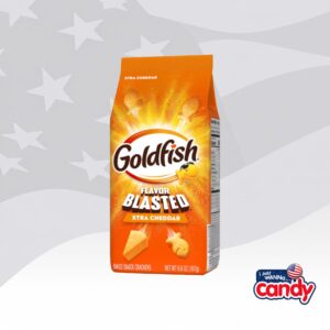 Goldfish Crackers Flavor Blasted Xtra Cheddar 6.6oz (187g)