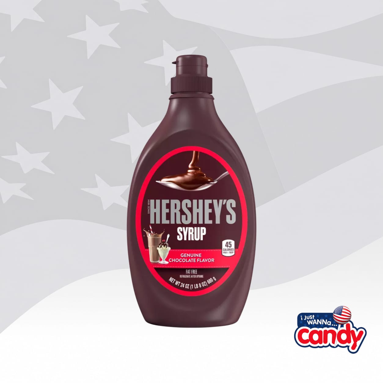 Hersheys Chocolate Syrup 24oz (680g)