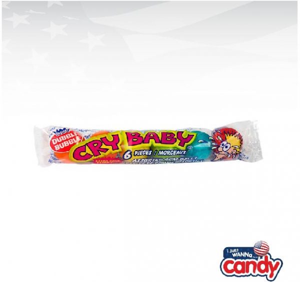 Dubble Bubble Cry Baby Gum Balls 0.64oz (18g) - IJustWannaCandy Dubble Bubble Cry Baby Gum Balls 0.64oz (18g) - IJustWannaCandy