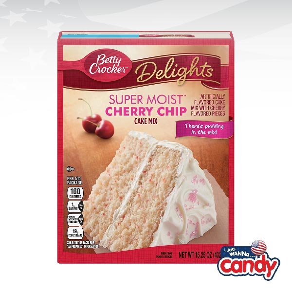 Betty Crocker Cake Mix Super Moist Cherry Chip 15.25oz