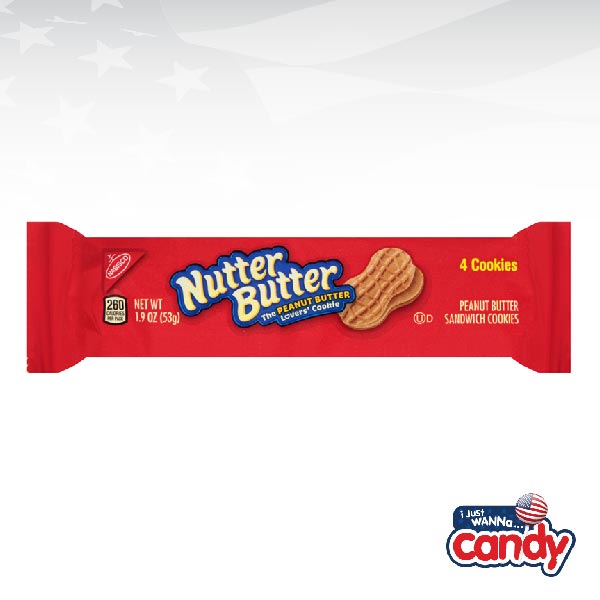 thumbnail image 2 of 2 Packs Nutter Butter Peanut Butter Sandwich Cookies – 24ct Each (Total 48ct, 45.6oz Total) 2 of 5