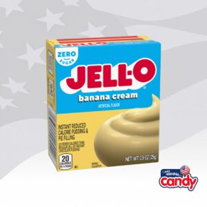 Jell-O Banana Cream Sugar Free Pudding & Pie Filling 0.9oz (25g)