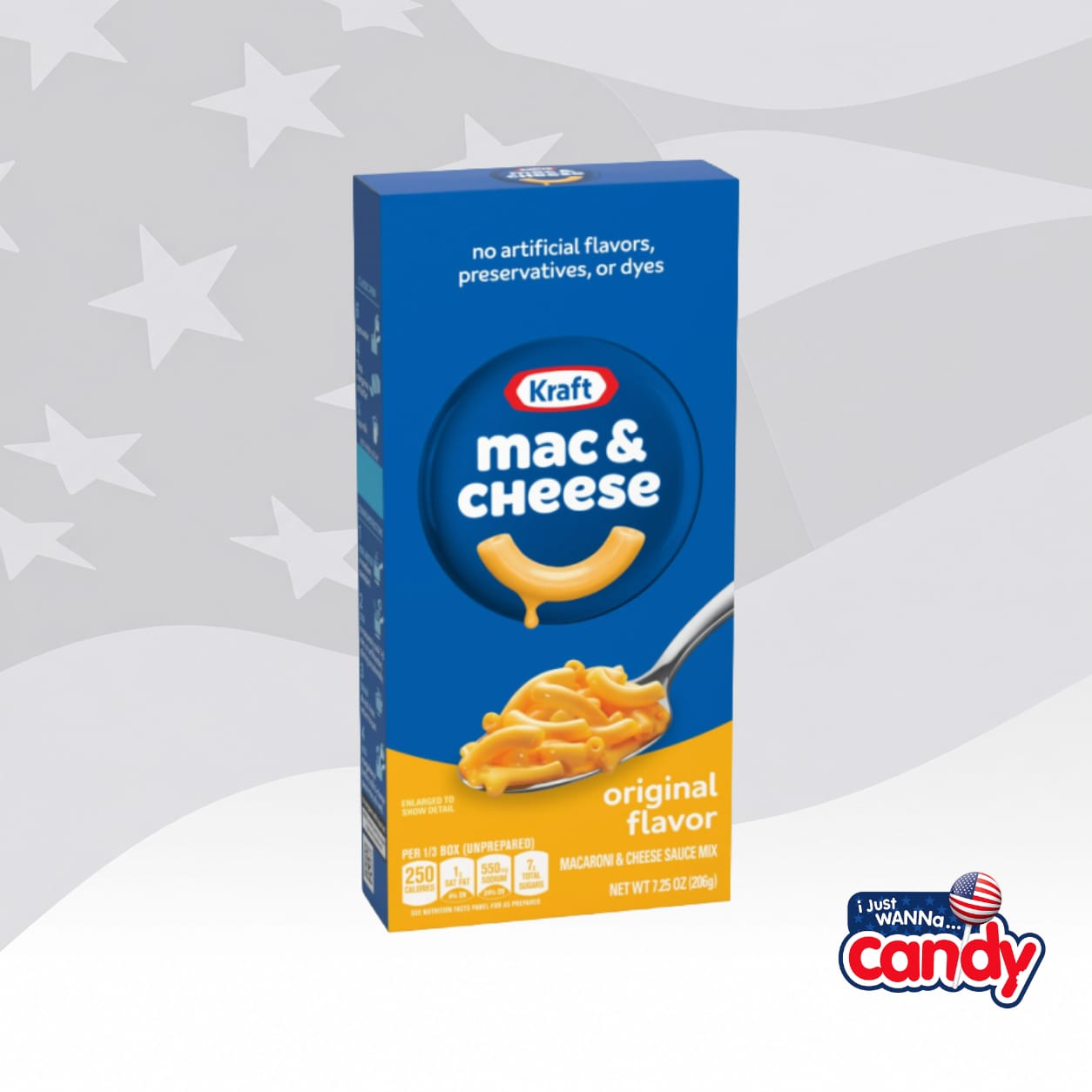 Kraft Original Mac & Cheese Dinner 7.25oz (206g)