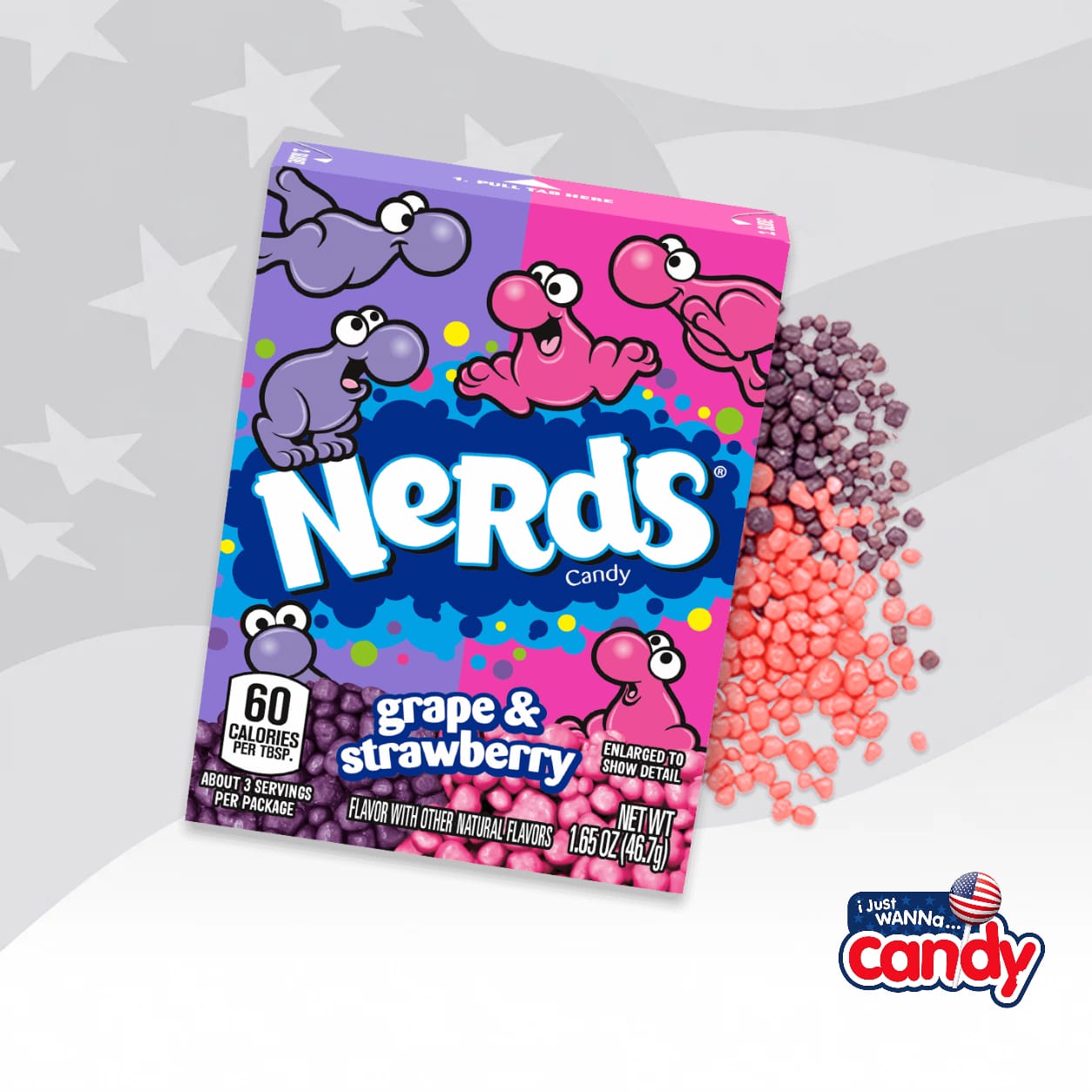 Nerds Grape & Strawberry 1.65oz (46.7g)