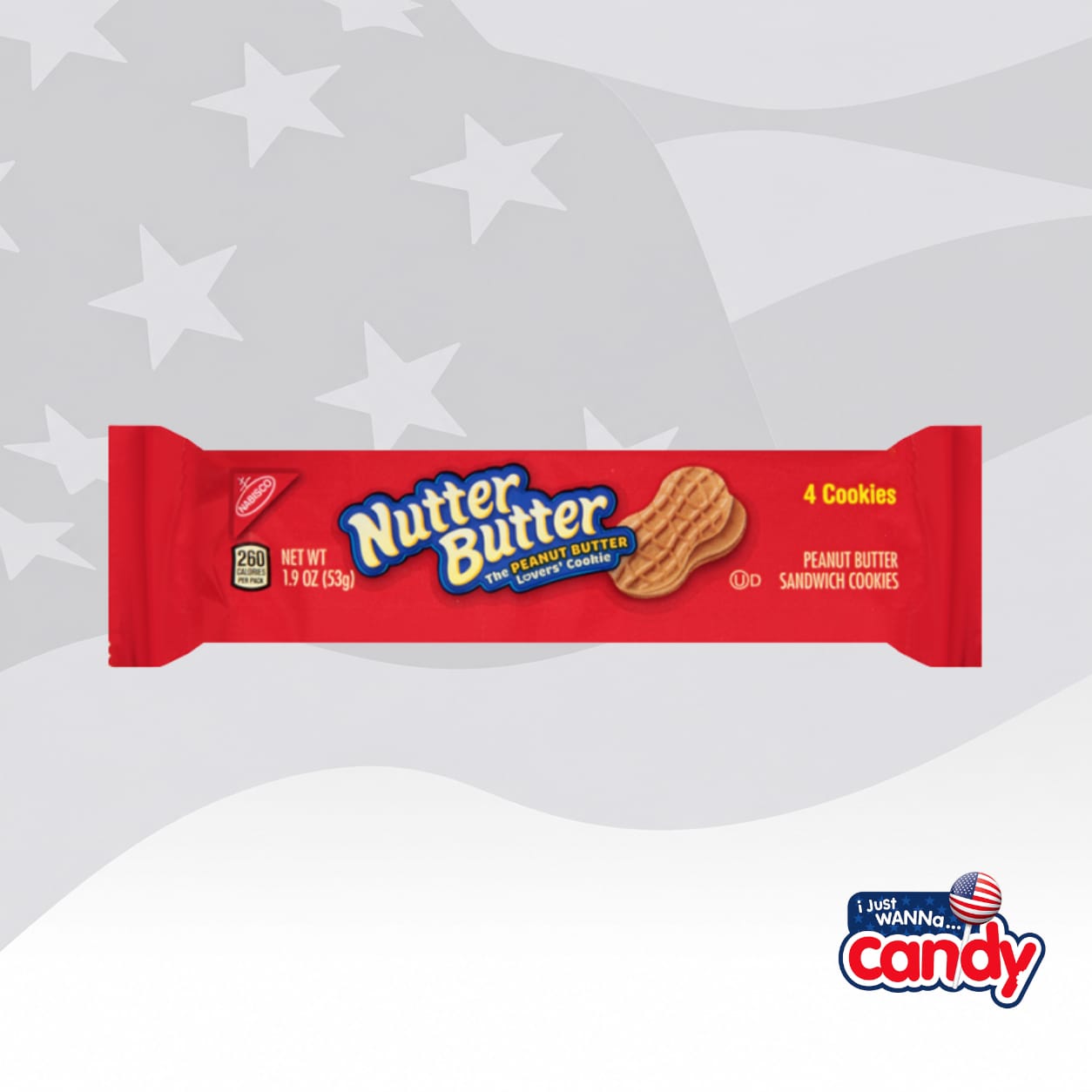 Nutter Butter Sandwich Cookies 1.9oz (53g)