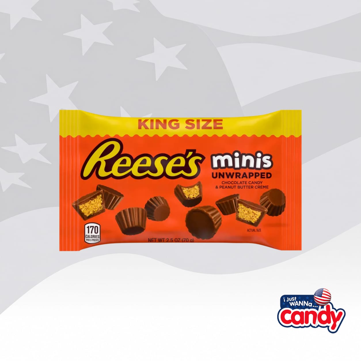 Reeses Minis King Size 2.5oz (70g)
