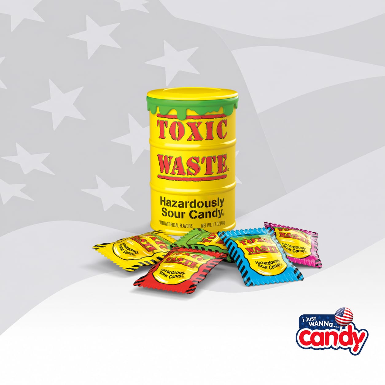 Toxic Waste Drum Yellow 1.5oz (42g)