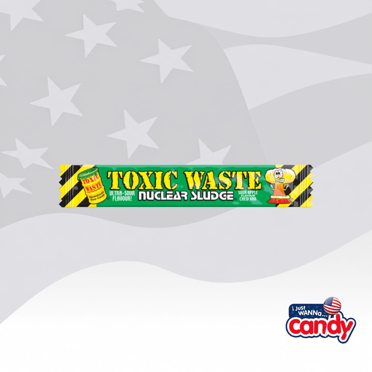 Toxic Waste Nuclear Sludge Bar Green Apple .7oz (20g)