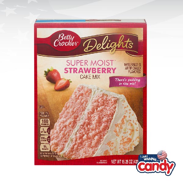 Betty Crocker Cake Mix Super Moist Strawberry Cake 15.25oz (432g) IJustWannaCandy
