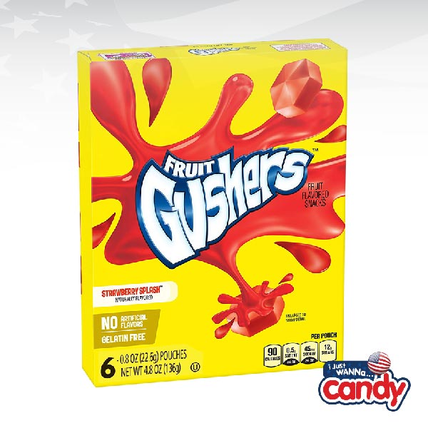 Betty Crocker Fruit Gushers Strawberry Splash 4.8oz (136g