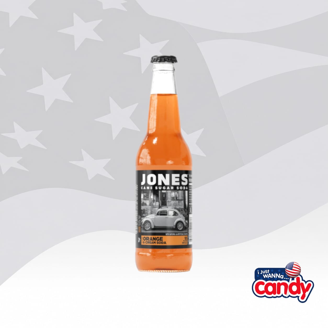 Jones Soda Orange and Cream Soda 12fl.oz (355ml)