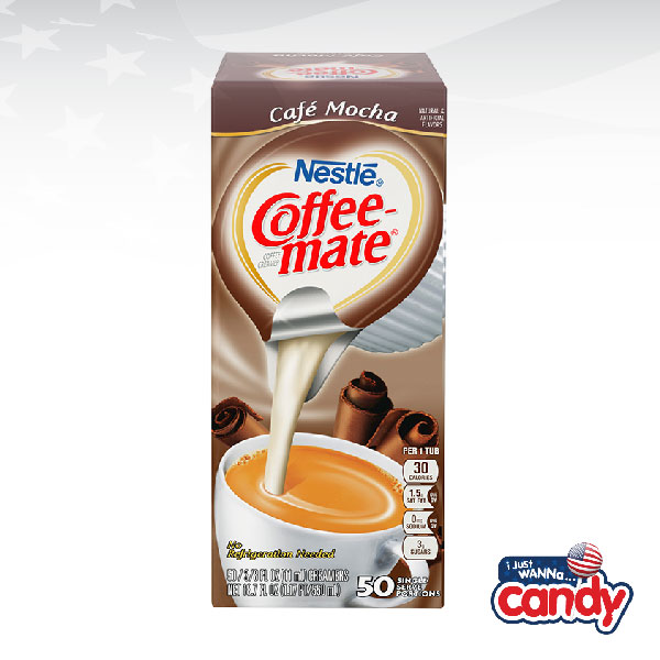 CoffeeMate Creamer Pods Cafe Mocha Box of 50 IJustWannaCandy