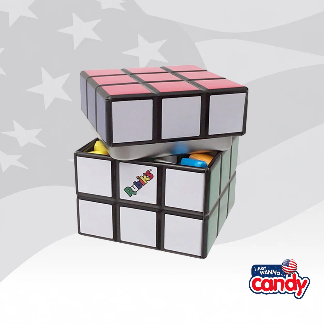 Boston America Rubiks Cube Candy Tin 1.5oz (42.5g)