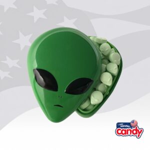 Boston America Alien Head Sour Candy Tin 1oz (28g)