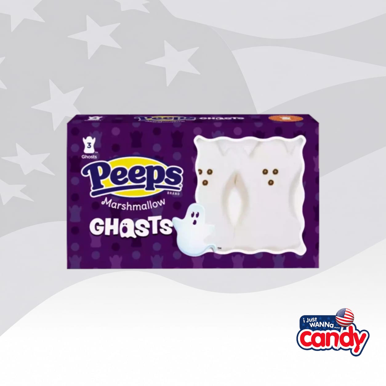 Peeps Halloween Ghosts 3 Pack 1.5oz (42g)