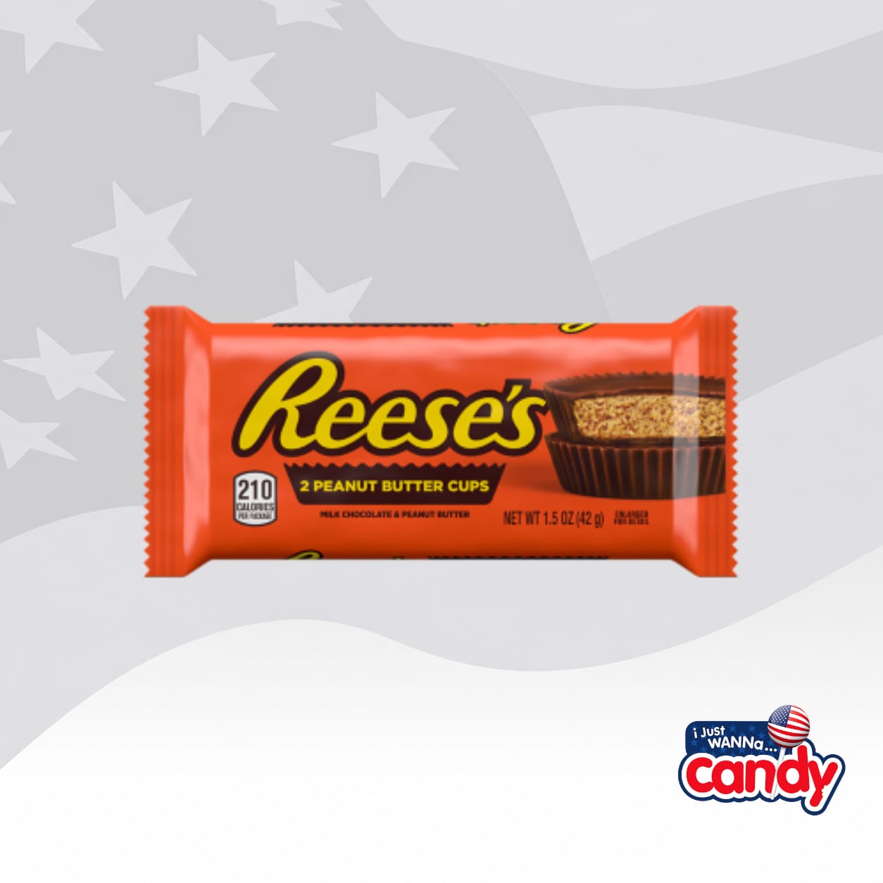 Reeses 2 Peanut Butter Cups 1.5oz (42g)