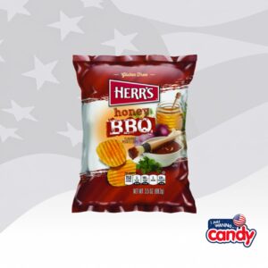 Herrs Honey BBQ Ripples 1oz (28g)