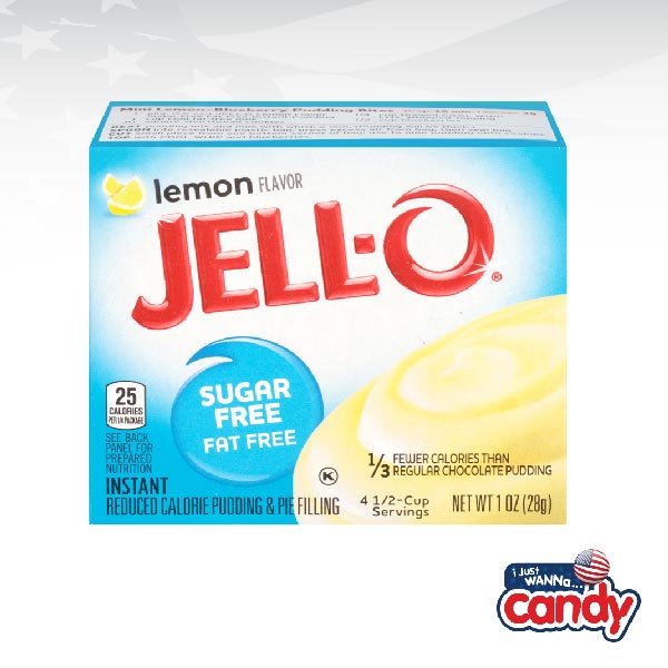 JellO Sugar Free Pudding & Pie Filling Lemon 1oz (28g) IJustWannaCandy
