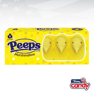 Peeps Yellow Marshmallow Chicks 5 Pack 1.5oz (42g)