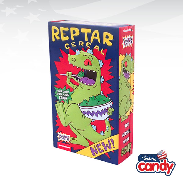 Boston America Rugrats Reptar Cereal Candy Tin