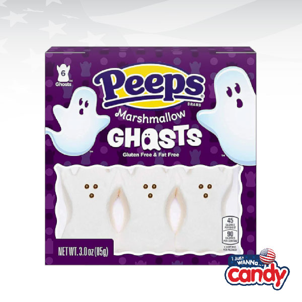 Peeps Halloween Marshmallow Ghosts 6 Pack