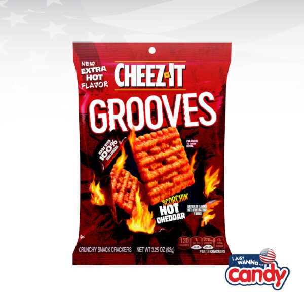Cheez It Grooves Scorchin Hot Cheddar