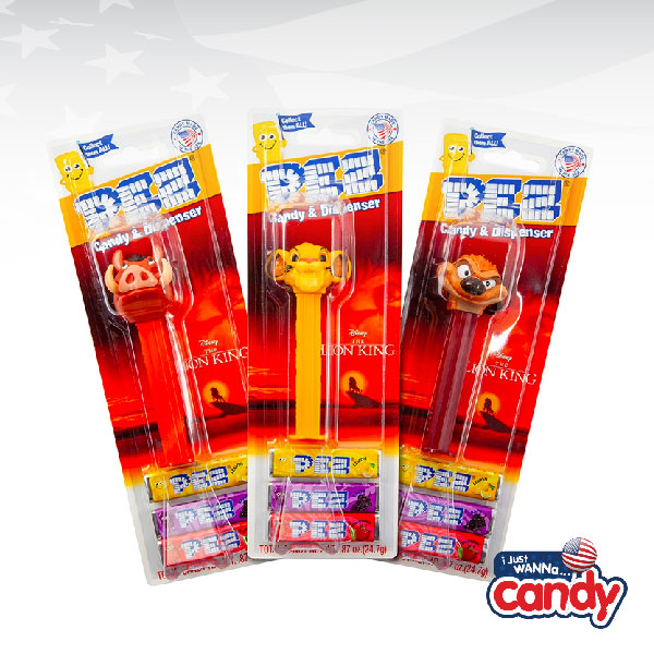 PEZ Lion King Candy & Dispenser Blister Pack