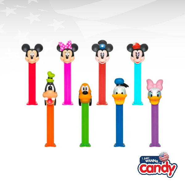 PEZ Mickey Mouse & Friends Candy & Dispenser Blister Pack