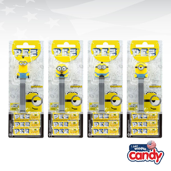 PEZ Minions The Rise of Gru Candy & Dispenser Blister Pack