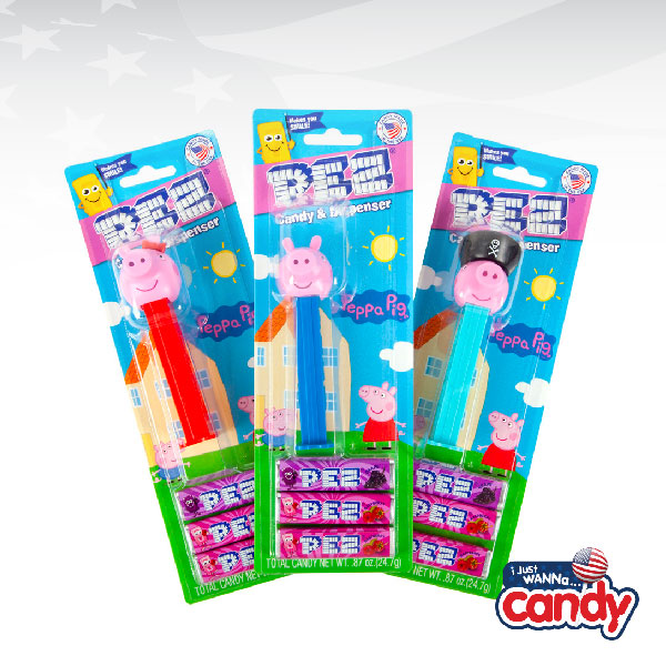 PEZ Peppa Pig Candy & Dispenser Blister Pack