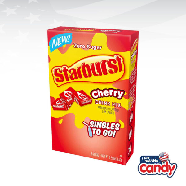 Starburst Zero Sugar Cherry Singles To Go