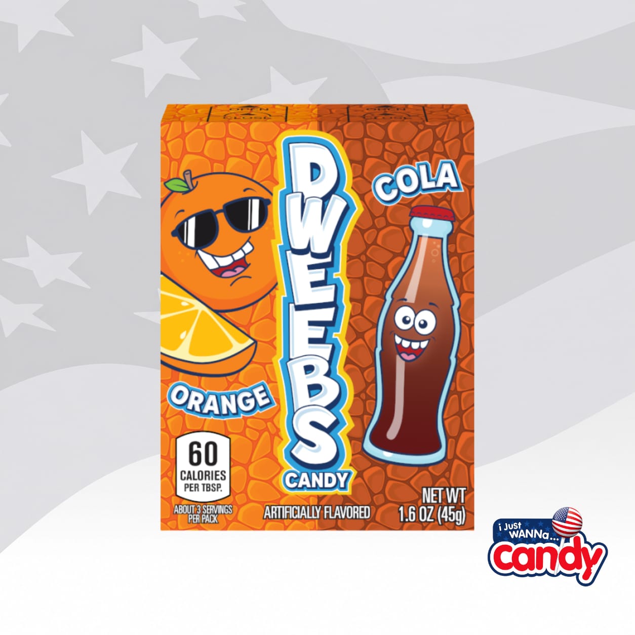 Dweebs Candy Orange & Cola (45g)