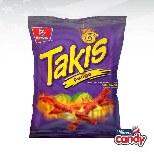 Takis Fuego Rolled Hot Chili Pepper & Lime Tortilla Chips