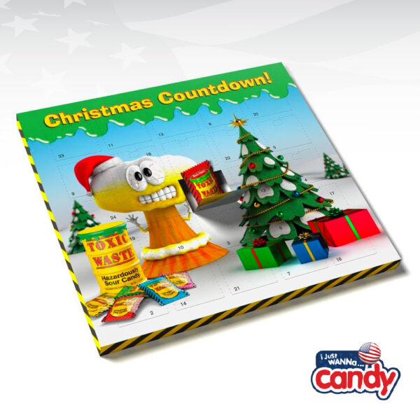Toxic Waste Sour Candy Advent Calendar