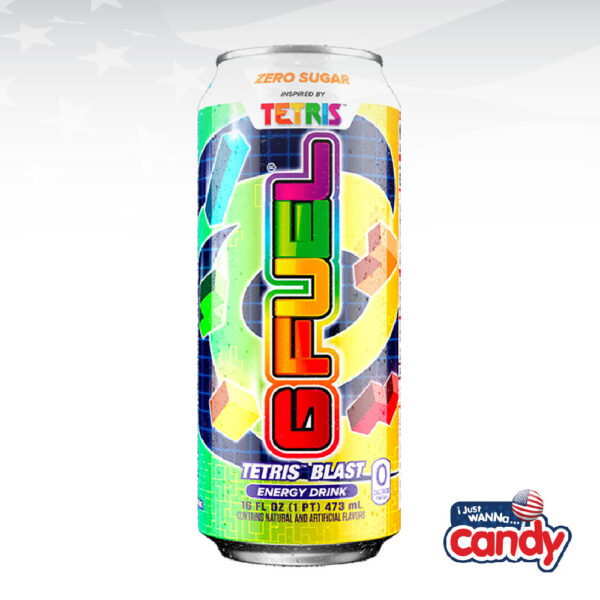 G FUEL Tetris Blast (Rainbow Candy Flavour) Zero Sugar Energy Drink