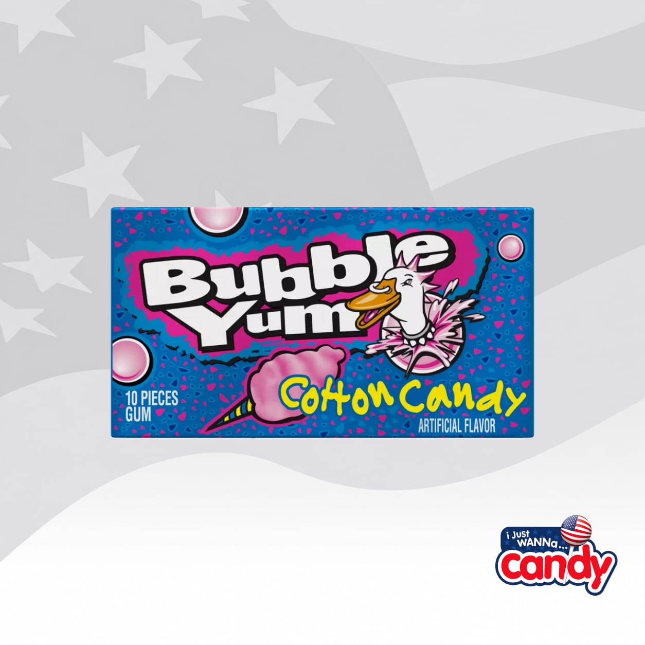 Bubble Yum Cotton Candy 10 Piece