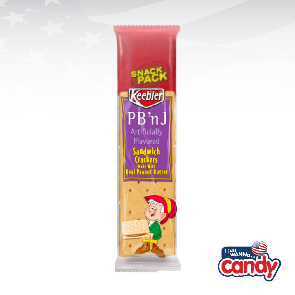 Keebler PB & Jelly Sandwich Crackers 1.8oz (51g) IJustWannaCandy