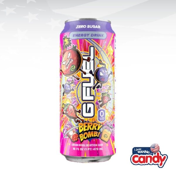 G FUEL Berry Bomb Strawberry & Blueberry Flavour Zero Sugar Energy Drink