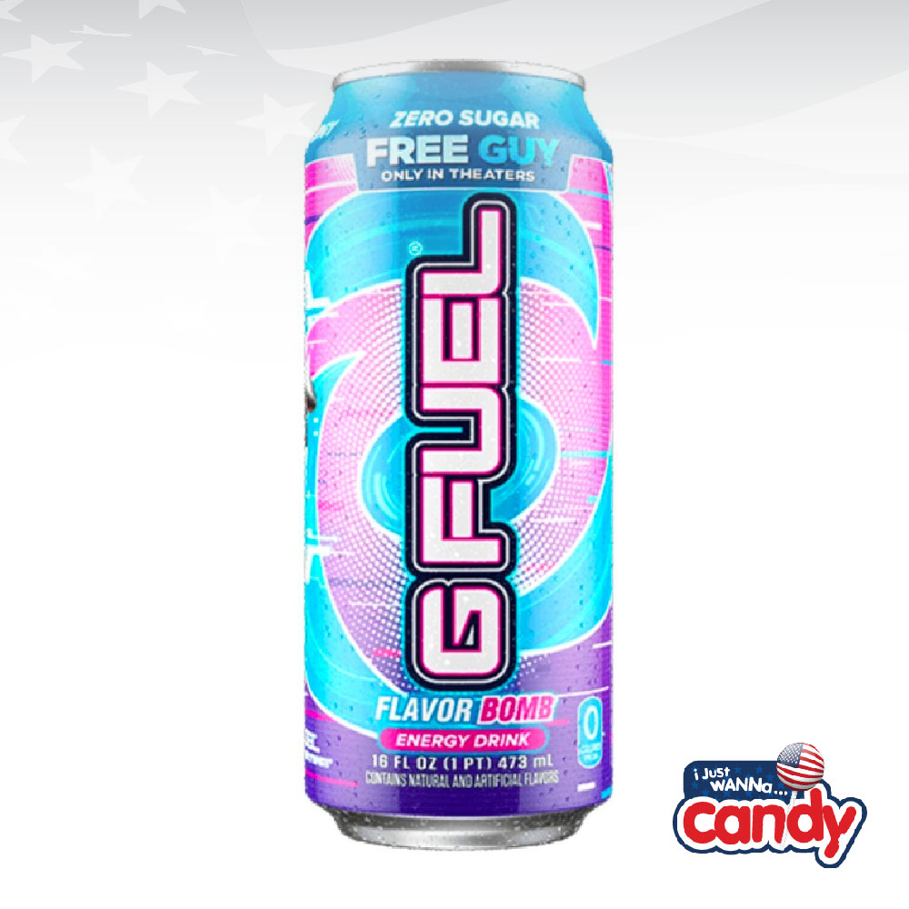 G FUEL Free Guy Energy Drink 16fl.oz (473ml) IJustWannaCandy