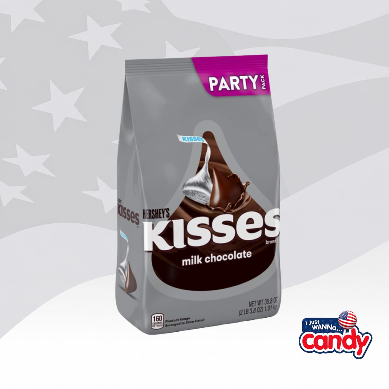 Hersheys Kisses Party Bag 35.8oz (1.01kg)