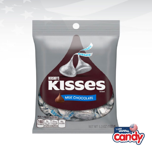 Hersheys Milk Chocolate Kisses Peg Bag