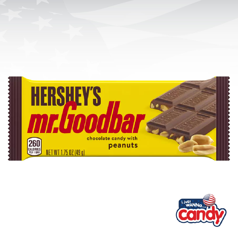 Hersheys Mr Goodbar (Milk Chocolate with Peanuts) 1.75oz (49g