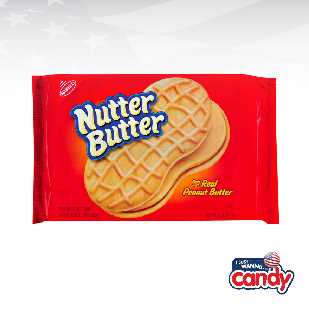 Nutter Butter Peanut Butter Creme Sandwich Cookies 16oz (453g