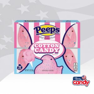 Peeps Cotton Candy Chicks 10 Pack 3oz (85g)