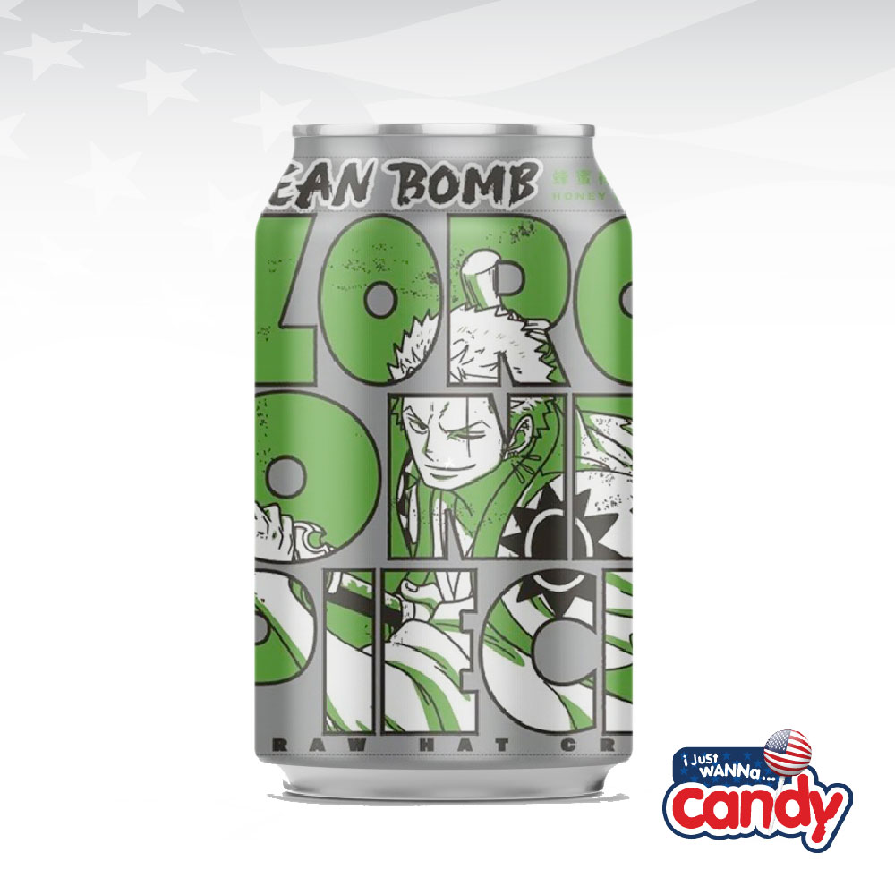 Ocean Bomb X One Piece Honey Lemon Sparkling Water (330ml
