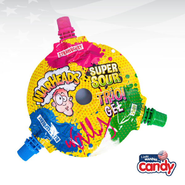 Warheads Super Sour Trio Gel Wheel