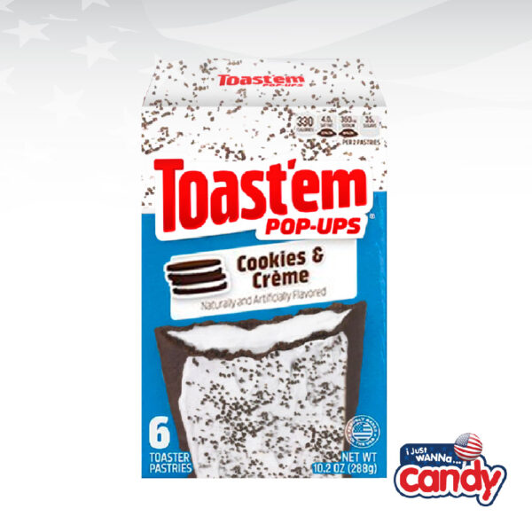Toast Em POP UPS Frosted Cookies & Creme Toaster Pastries
